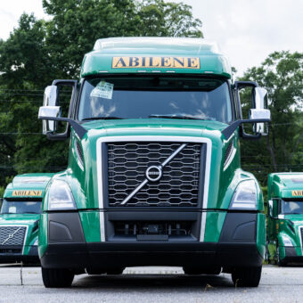 Abilene Green Truck in the Lot