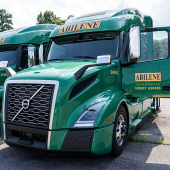 Abilene Trucks in the Parking Lot